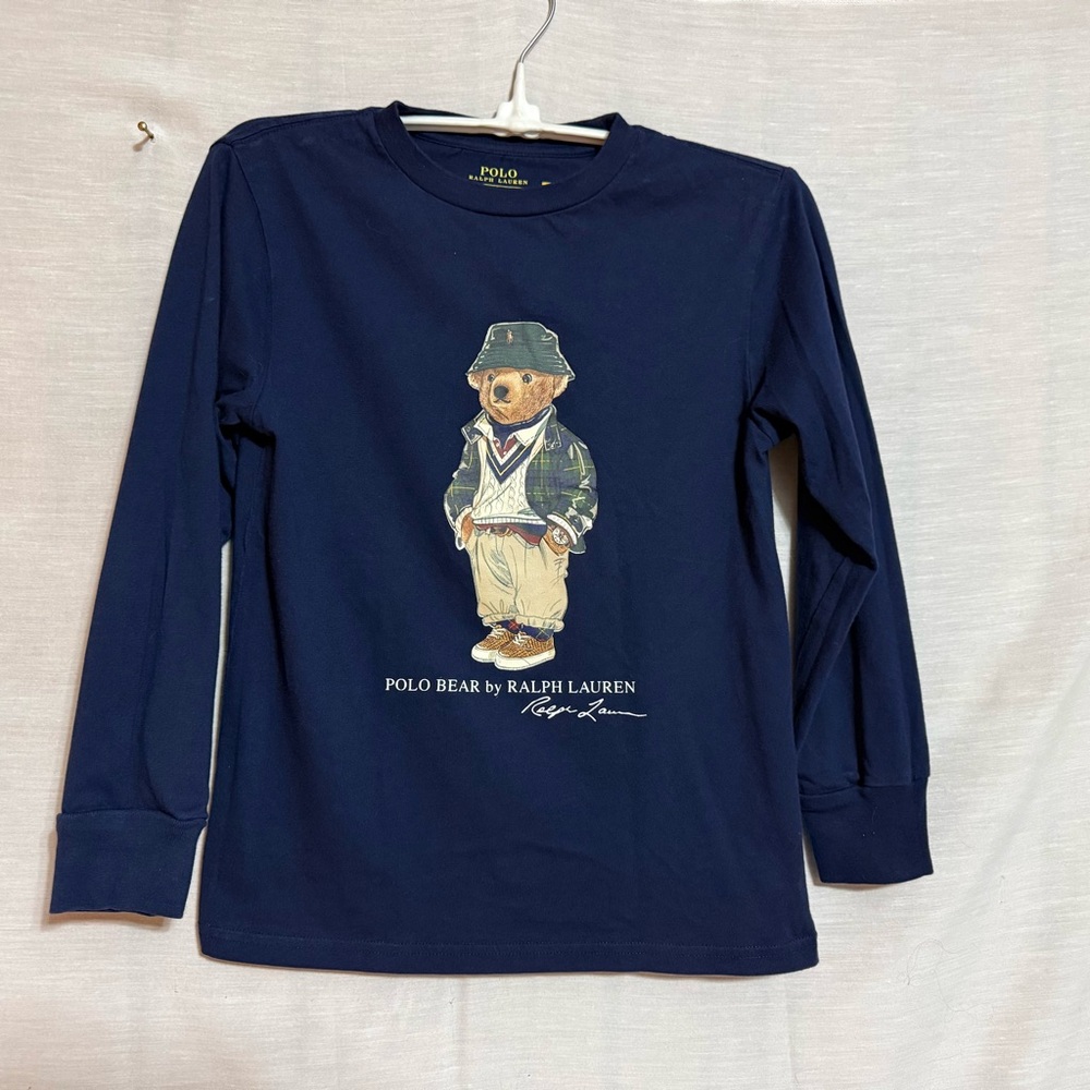 Polo Ralph Lauren Polo Bear Long Sleeve Tee Size 8 NWOT